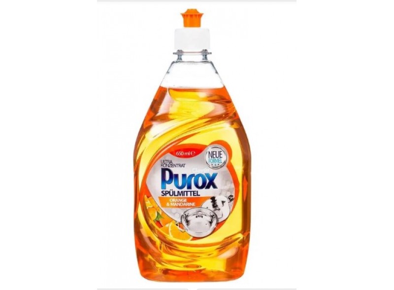 Средство для мытья посуды Purox Orange & Mandarine 650 мл (апельсин и мандарин) (97-391) Средство для мытья посуды Purox Orange & Mandarine 650 мл (апельсин и мандарин) (97-391)